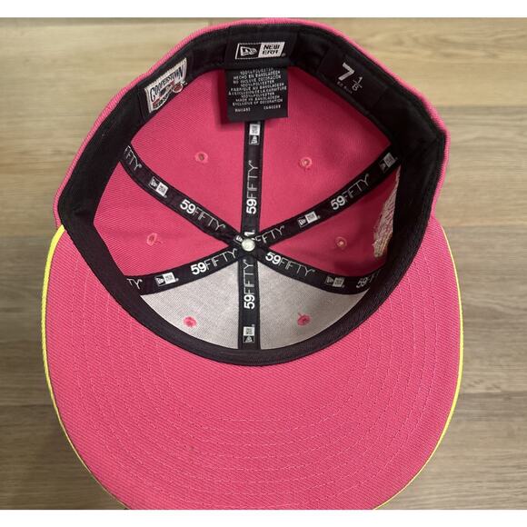 New Era Atlanta Braves Topperz Hat World Series 1995 59Fifty 7 1/4 Exclusive EUC - Picture 8 of 8